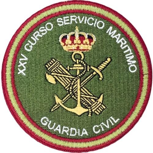 Spanish Guardia Civil Military Embroidery Patches Tactical Army Hook and Loop Badges for Clothing Jackets Backpacks Decoration