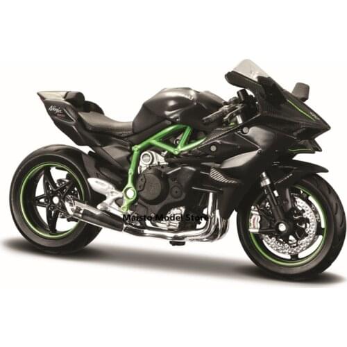 Maisto 1:18 scale Kawasaki H 2R motorcycle replicas with authentic details motorcycle Model collection gift toy