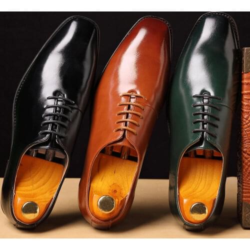 New Fashion Plus Size Men Oxford PU Leather Shoes Mens Business Dress Shoes British Wind Big Size Wedding Shoes Men 2020