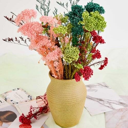 About 50cm Natural Plant Dried Flower Preserved Fresh Immortal Millet Bouquets Gift For Home Decor Wedding Party Decoration