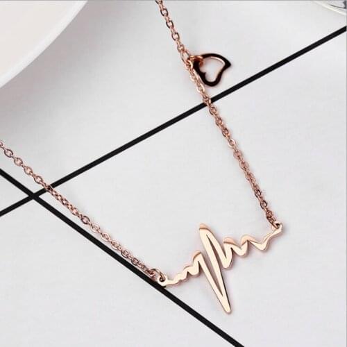XIYANIKE 316L Stainless Steel 2 Colors Irregular Heart Necklaces Thick Chain Choker 2021 New Pendants For Women Fashion Jewelry