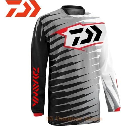 2021 DAIWA Quick Drying Fishing Shirt Fishing Jersey Long Sleeve Fishing Clothing Sunscreen Anti-uv Breathable Summer