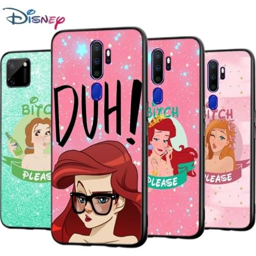 Princess Cartoon For OPPO A5 A9 A7 A11X A1K A12 A12E A31 A32 A53 A53S A72 A73 A93 AX7 Pro 2020 Silicone Phone Case