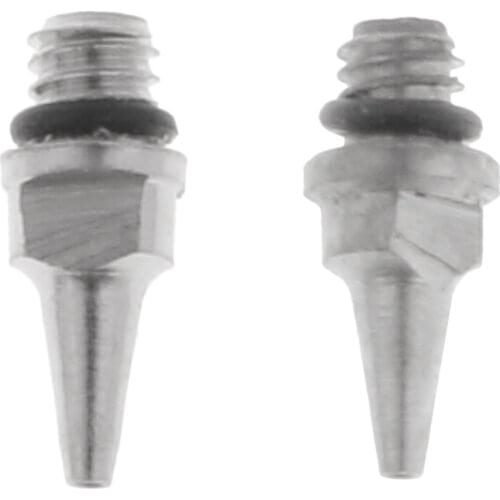 High Quality New Nozzle Replacement Stainless Steel 0.3 mm for Airbrush 2 Pieces With Plastic Nozzle Storage Container