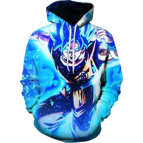 Japanese animation My Hero Academia 3D anime sweater mens jacket sweatshirt autumn and winter mens technology clothes