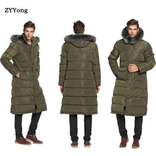 2020 New Parka Men Winter Long Jacket Cotton Thick Male High Quality Casual Fashion Warm Parkas Cotton Coat Men Brand Clothing