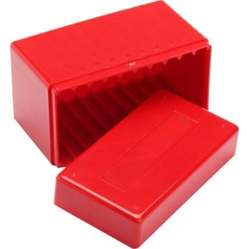 Storage Box Travel Outdoor Portable Red Coin Capacity Storage Box Case Holder Slab Collection Organizer For PMG TACC PCGS PCCB