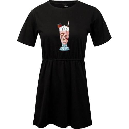 Womens 2019 Summer River Valley Town New Knit Short Sleeve Comfort Girl Dress Youth