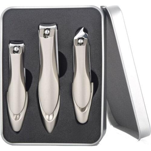 30 sets Nail Clippers for Thick Nails Professional Nail Cutter Set with Catcher Stainless Steel Sturdy Trimmer Set for Men Women