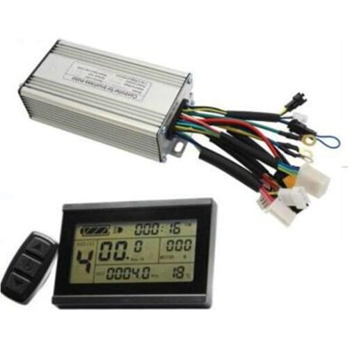 48V 500W Electric Bicycle Scooter Brushless 9 Mosfet Sine Wave Controller with KT LCD Display Panel Ebike Accessories