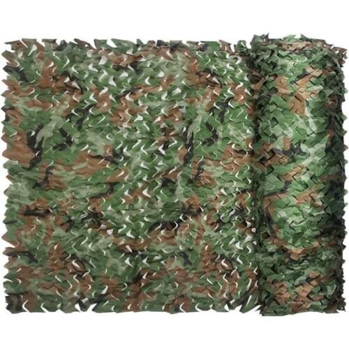 80% Hot Sale 0.5x1m Outdoor Camping Hunting Woodland Camouflage Netting Sun Net Shelter Outdoor Equipment