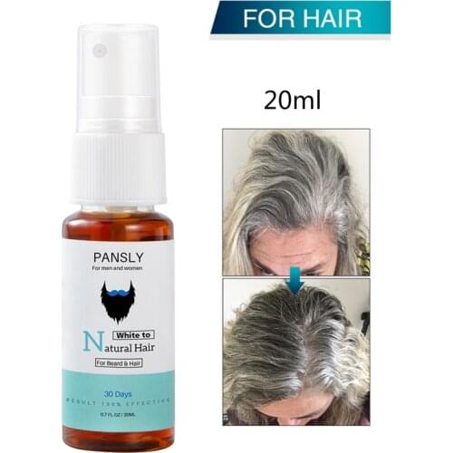 PANSLY Beard & Hair Restore To Natural Hair Color Spray