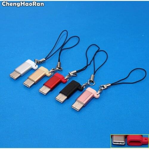 ChengHaoRan Type C OTG Adapter Micro USB to Type-C Converter Typec Charger Cable for Huawei P20 Samsung Galaxy S8 S9 Plus