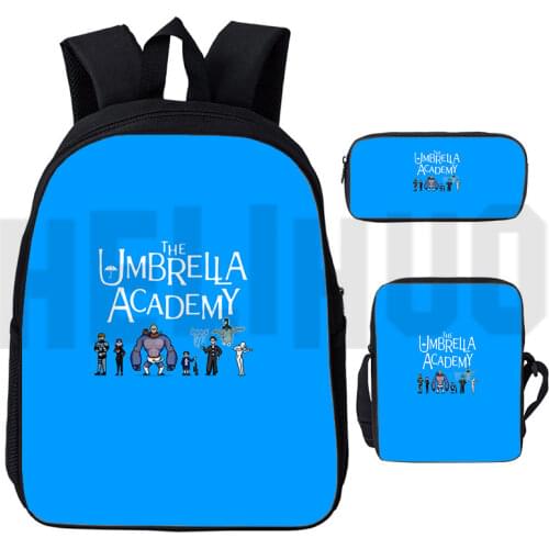 3D Print The Umbrella Academy Travel Backpack Casual School Bags Teenagers Girls Boys Shoulder Bag Women Fashion Cosmetic Bag