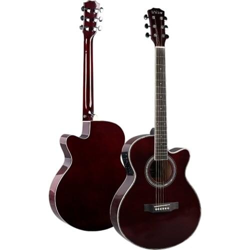 Beginners Electric Guitar 40 Inch Instrument Cheap Bass Travel Jazz Guitar Banjo China Guitarra Acustica Playing Tools EH50G