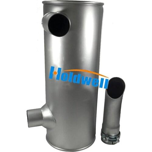 Holdwell Muffler 266-6252 2666252 for Caterpillar CAT 3066 Engine 320C Excavator