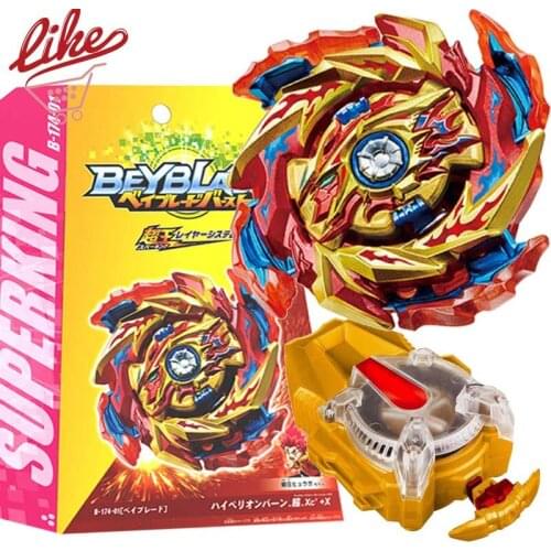 Laike B174-RED SuperKing Booster Spinning Top with Launcher Box Set Children Spinning Top Toys