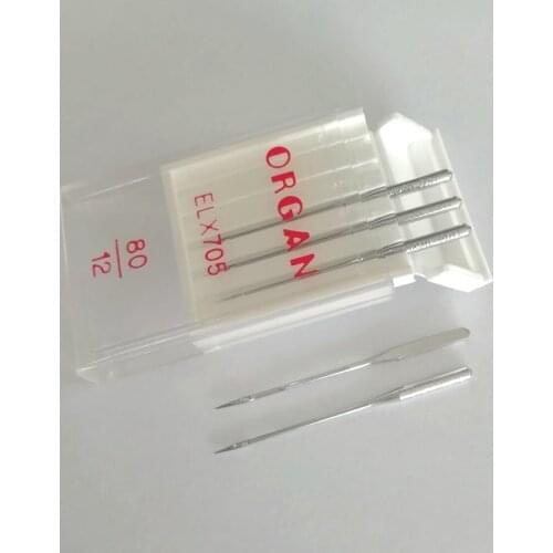 ORGAN SEWING NEEDLE ELx705 CR 705 2022 GOOD FOR COVER-OVERLOCK SIZE 80/12