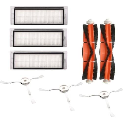 Main Brush Side Brush Hepa Filter for Xiaomi Vacuum 1 2 for Roborock S50 S55 S6 Robot Vacuum Cleaner Parts Accessories
