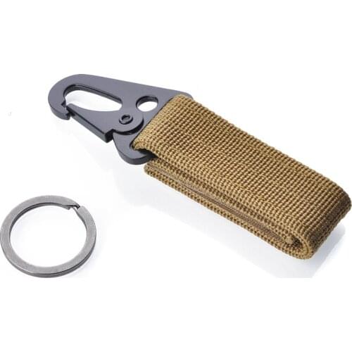 Outdoor Hanging Belt Clip Buckle Olecranon Molle Hook Survival Gear EDC Military Keychain Clasp Multi-Use Carabiner Lock Clasp