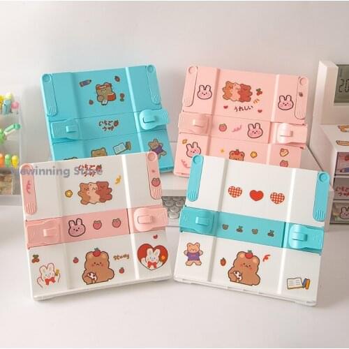 Bookends book stand bookshelf Adjustable Plastic Reading Book Holder Support Document Shelf Tablet Music Score Recipe Stand