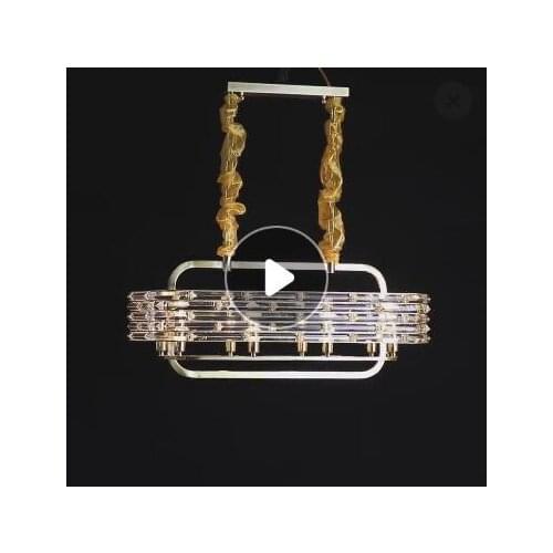 Post-modern light luxury crystal chandelier living room crystal lamp atmosphere creative 2019 new personality bedroom restaurant