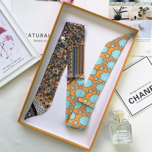 Silk tie bag silk scarf tie bag tie bag handle silk scarf tie handbag silk scarf female