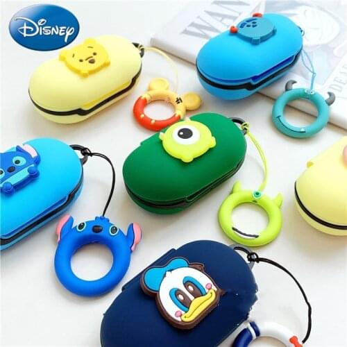 Disney Cartoon Silicone Protective Case For Smaung Galaxy Buds+ Bluetooth Wireless Earphone Bag Charging Cover Box Accessories