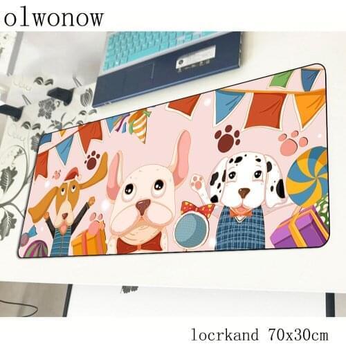 Dog cute mouse pad gamer Gorgeous 700x300x2mm notbook mouse mat gaming mousepad large Cartoon pad mouse PC desk padmouse