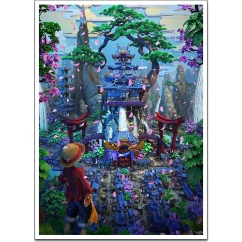 Modern One Piece Luffy Poster Canvas Wall Art Print Painting Pictures Bedroom Anime Decor No Frame