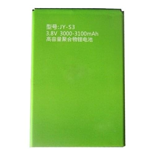 Jiayu s3 Battery Replacement 100% Original 3100mAH Battery Replacement For Jiayu S3 Cell Phone + Free Shipping In Stock