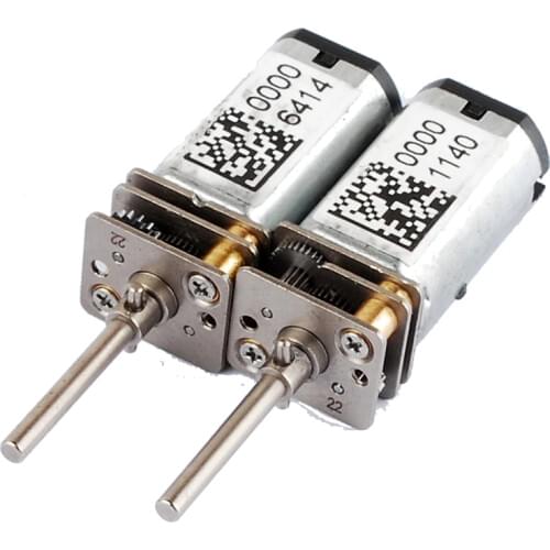 2pcs NdFeB high strength magnetic N30 geared motor DC3V-5V 1300-2200 rpm high speed high torque