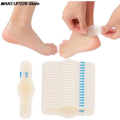 4Pcs Heel patch Non-slip Relief Plaster Blister Patch Heel Protector Hydrocolloid 20x60/69x28/37x55/20X65/42X62mm