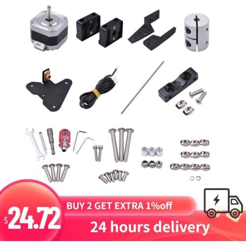 42-34 Stepper Motor 365mm T8 Lead Screw Dual Z Axis Lead Screw Upgrade Kit for Creality Ender-3 Ender-3S Ender-3 Pro 3D Printer