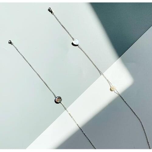 925 Sliver Glasses chain 75cm