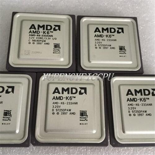 AMD-K6-233ANR Antique cpu collection testimony of history antique computer accessories