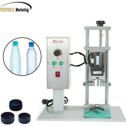 Automatic Bottle Capping Machine Diameter 10-50mm Desktop Cap Screwing Machine Electric Cap Locking Tool