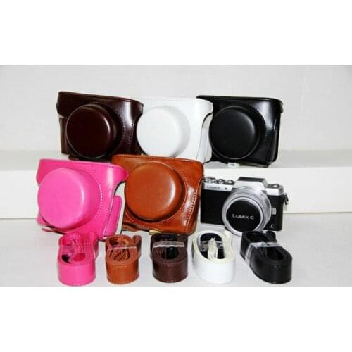 PU Leather camera case bag for Panasonic Lumix GF7 GF8 GF9 GF-9 GF-8 GF-7 GF10