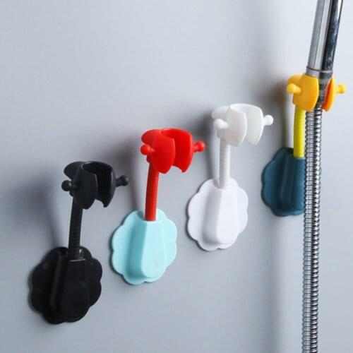 Handheld Shower Holder Punch-free Shower Mounting Brackets Household Multifunctional Bathroom Accessaries Supplies Parts