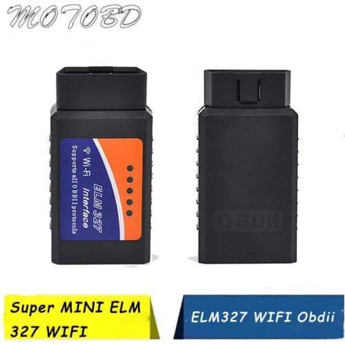ELM327 WIFI OBD2 OBD II Scanner Diagnostic Tool V1.5 Wifi ELM327 Wireless OBD Code Reader Supports Both Android and IOS