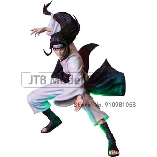 30cm Naruto Shippuden GK Uchiha Sasuke Action Figure PVC CS Hyuga Neji Oversize Model Statue Collectible Quality Assurance Toys