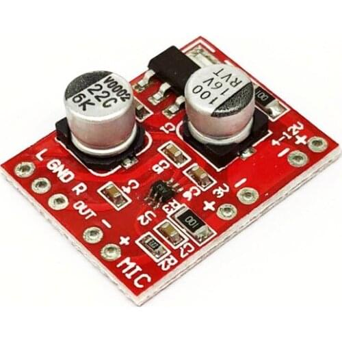 MAX9812 electret microphone microphone head microphone amplification board voice module pick-up front stage amplification