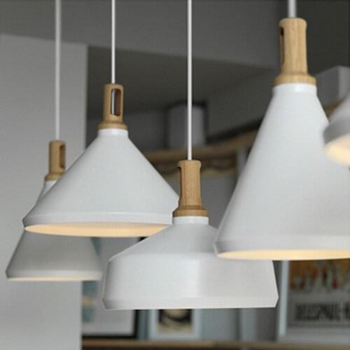 Nordic pendant lights iron living room bedroom Home Decoration E27 Light Fixture deco maison pendant lights