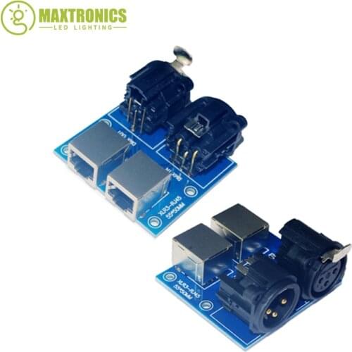New Version 1 pcs XLR3-RJ45 DMX512 Relays connector use for DMX-Relays controller led decoder DMX 512 controller RJ45