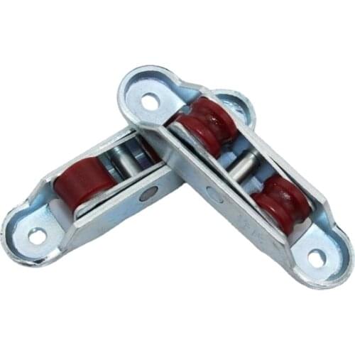 Plastic Steel Double- wheels Door Roller Pulley Moisture-resistant Sliding Doors Rollers Balcony Bathroom Accessories