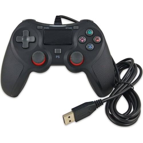 For PS4 Controller 2.2M Wired Gamepad for Playstation 4 Dualshock 4 Joystick Gamepads Multiple Vibration 6 Axies for PS4 for PC