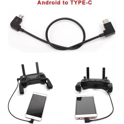 Sunnylife Air 2 Remote Control Tablet Phone Converting Line For DJI Mavic Air 2 Data Cable Connector Android to IOS Type-C