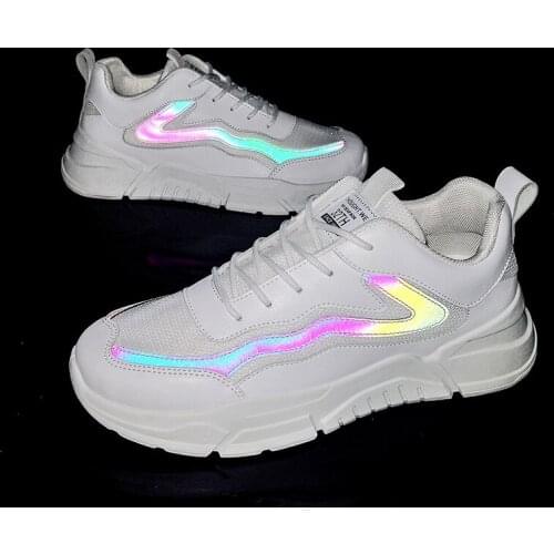 Relaxation joker Wen Running shoes fashion comfort chalaza sneakers reflect light phnom penh rubber sole outdoors sport shoes