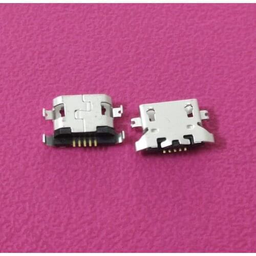 100pcs Micro USB Charging Port For Lenovo A670 S650 S720 S820 S658T A830 A850 S939 S6000 USB Jack Connector Socket