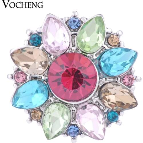 Vocheng Ginger Snap 6 Colors Glam Crystal 18mm Blossom Vn-1144